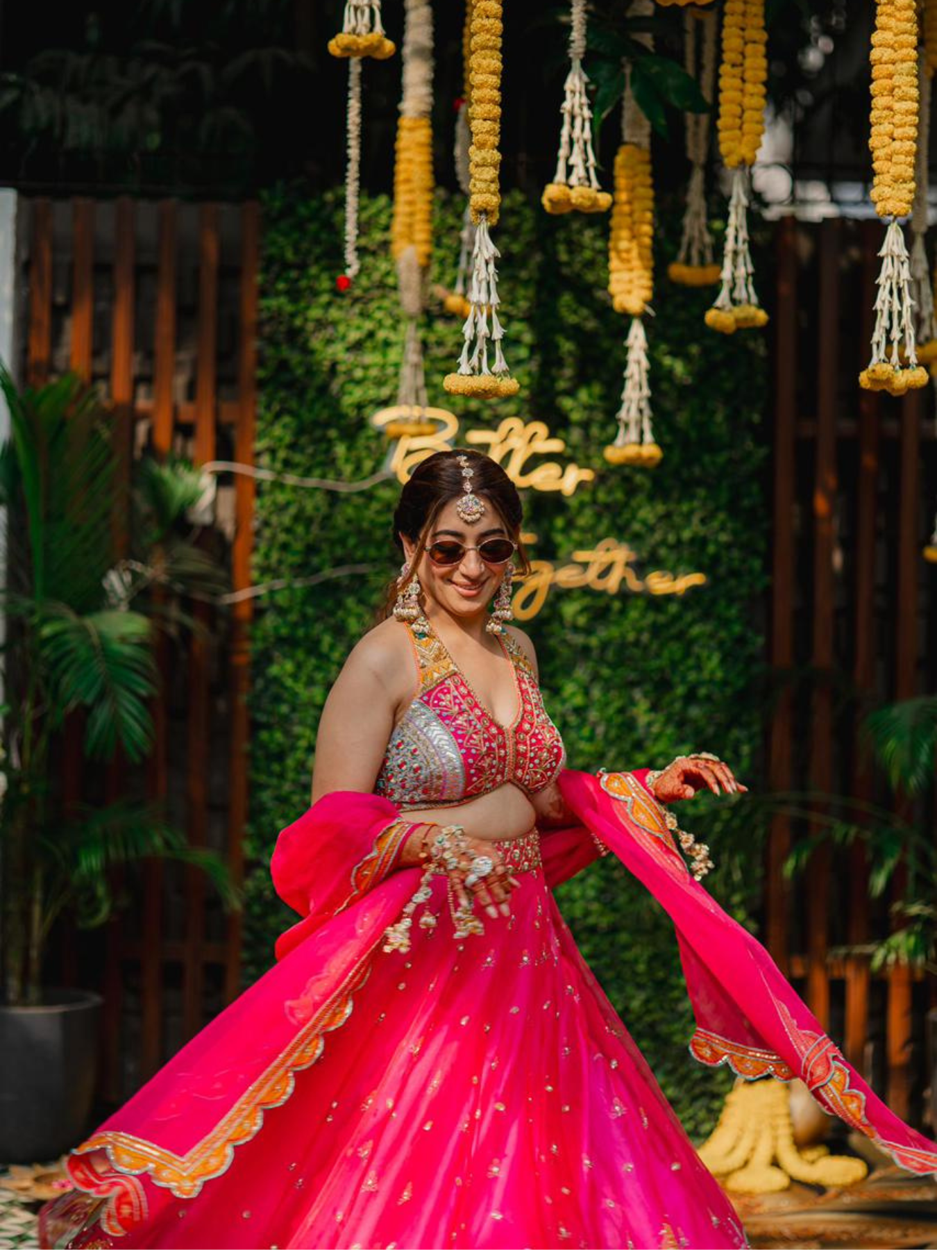 Fuschia Pink Lehenga