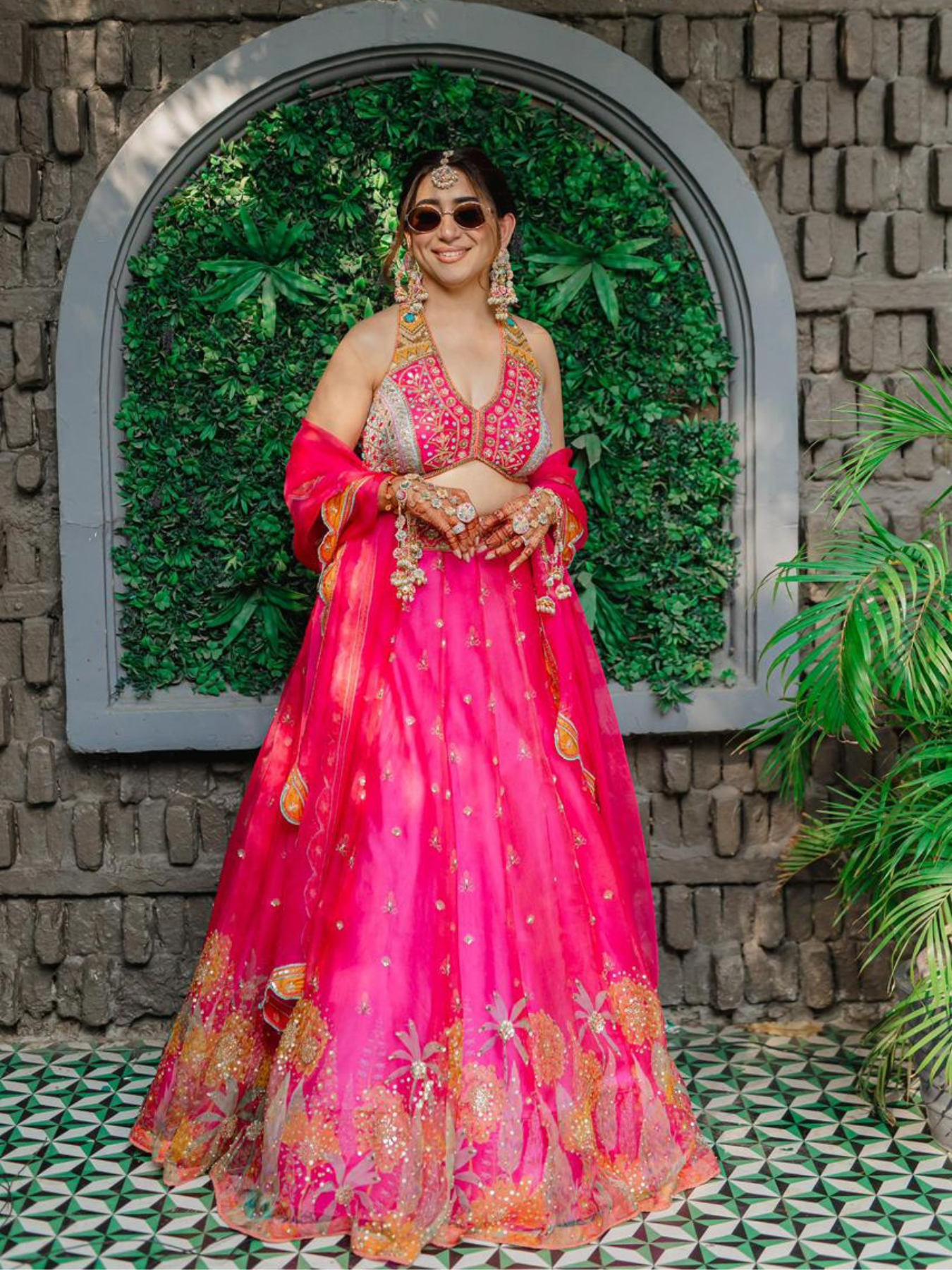 Fuschia Pink Lehenga