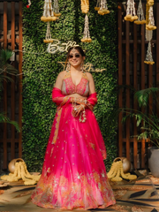 Fuschia Pink Lehenga