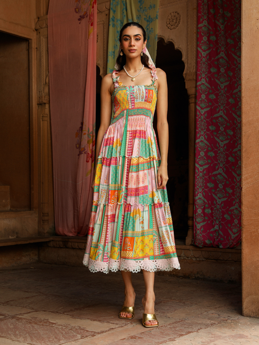 Sophia Patchwork Dress