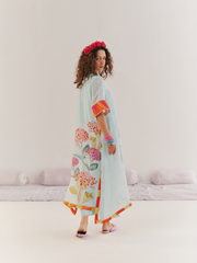 Payal sen- POWDER BLUE KAFTAN SET