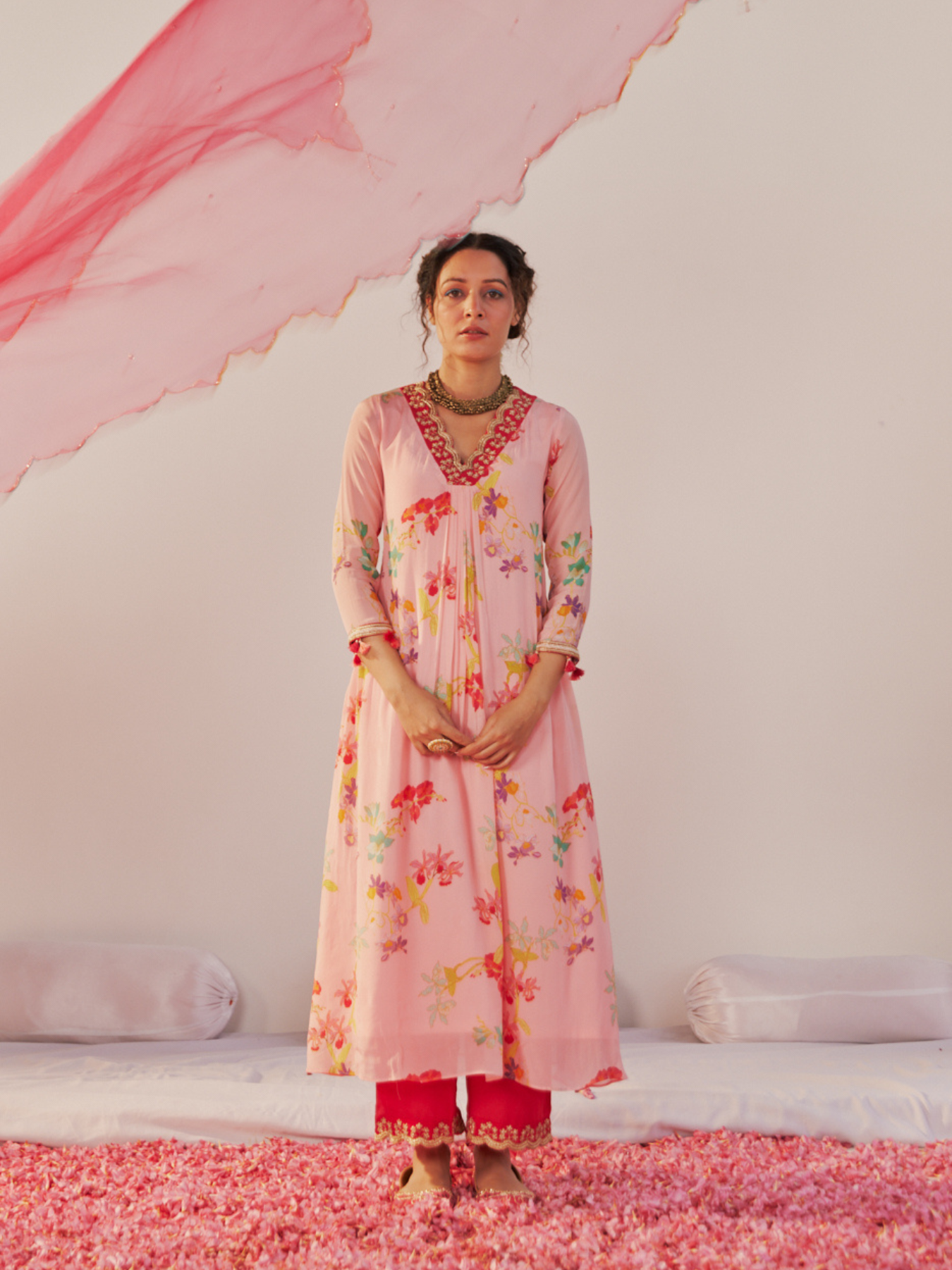 Nude Pink Kurta Set