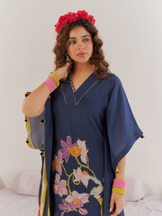 Midnight blue kaftan