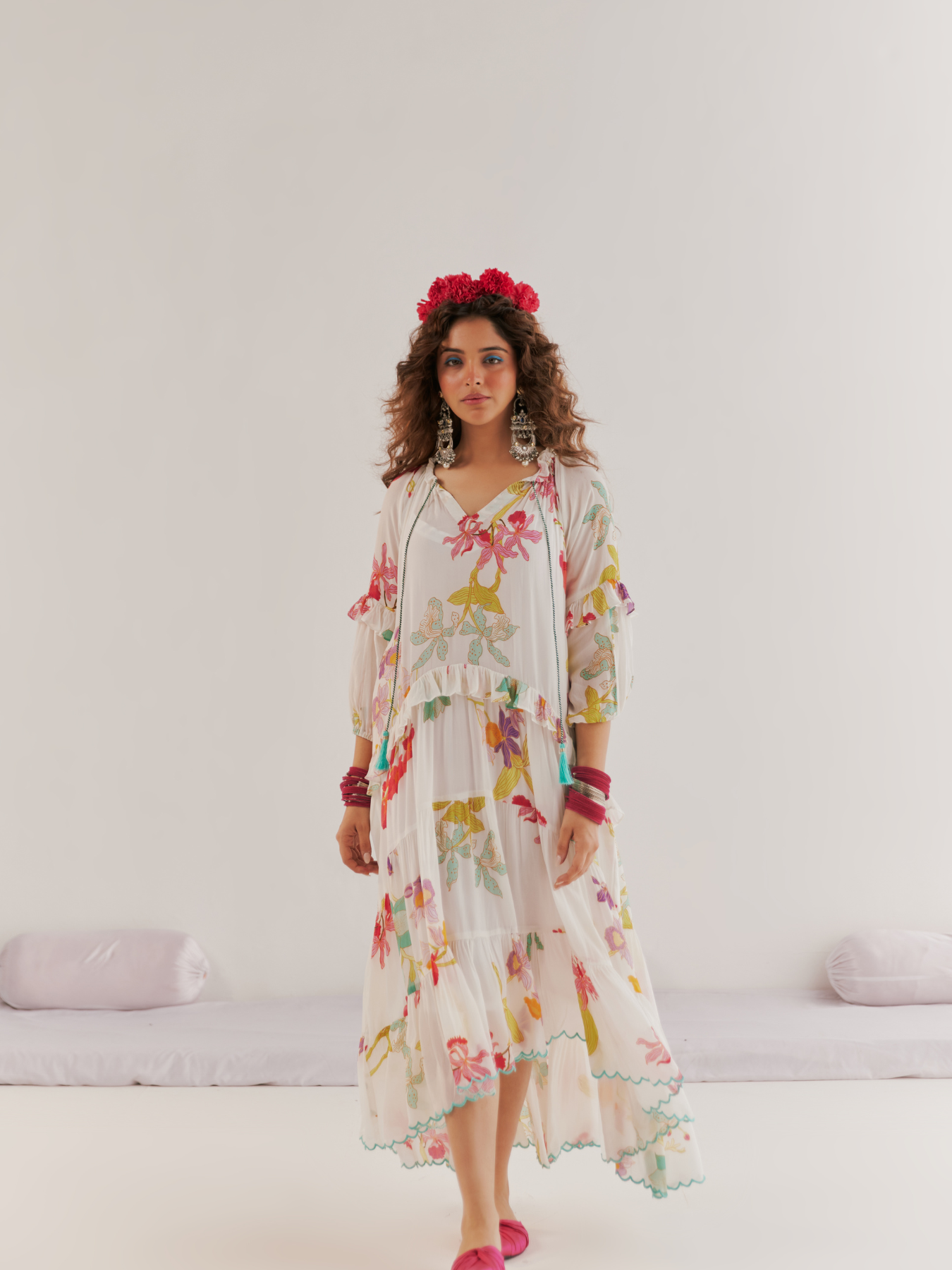 Mitali Wadhwa- Floral fantasy dress – 172 Threads