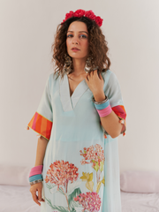 Payal sen- POWDER BLUE KAFTAN SET