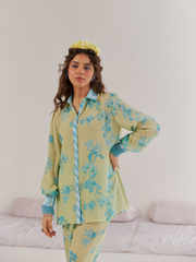 SEA GREEN BLOOM CO-ORD SET