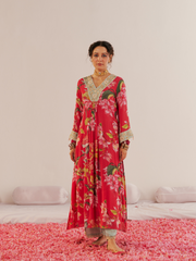 Sanjana Batra - Fuschia Fantasy Kurta Set