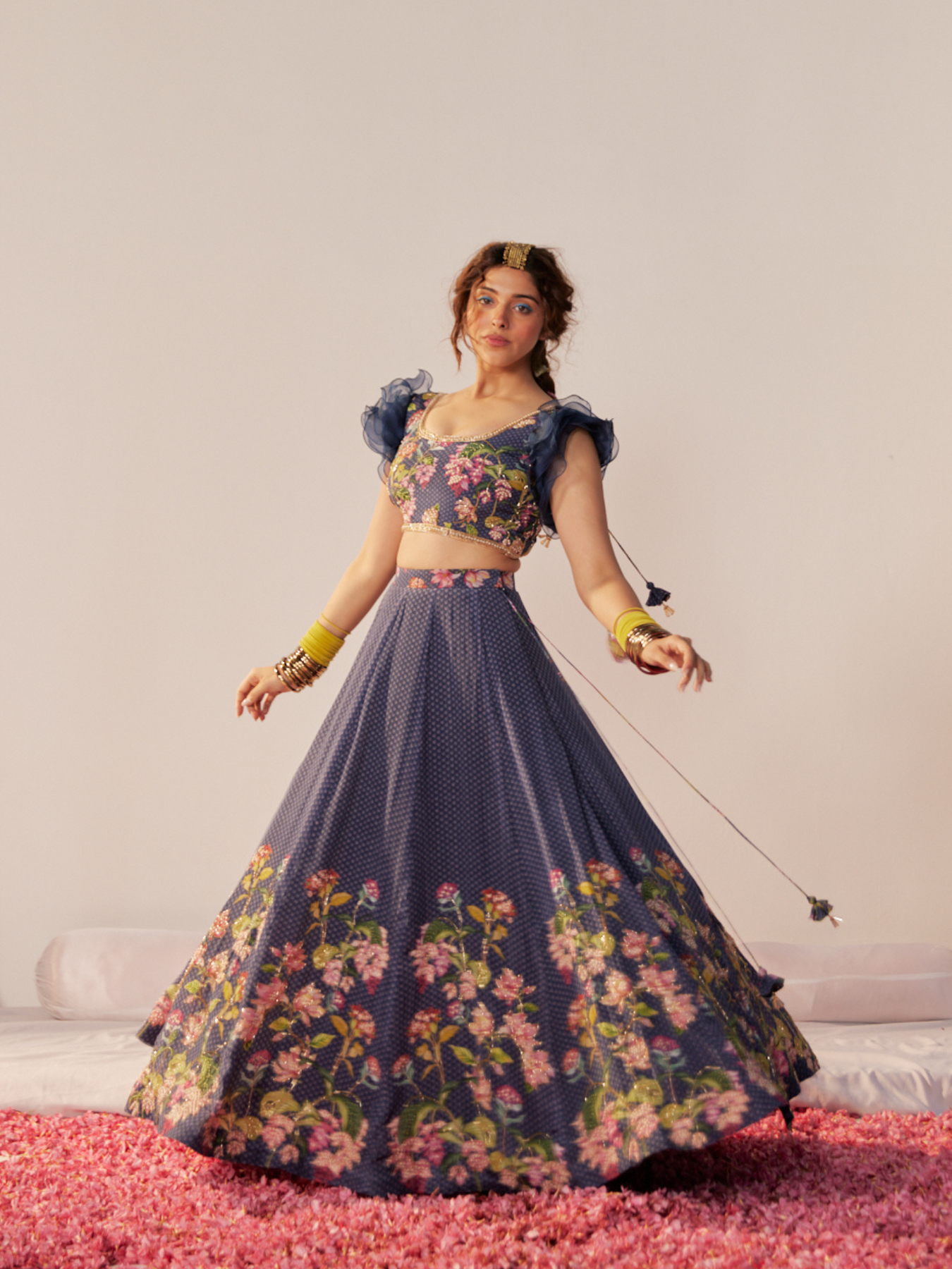 BLUE ORCHID LEHENGA