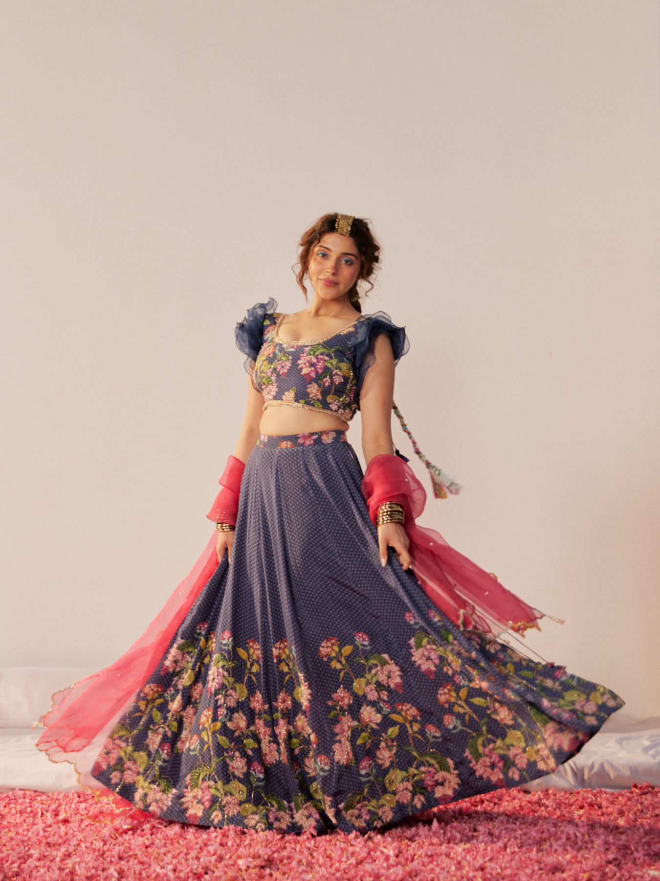 BLUE ORCHID LEHENGA