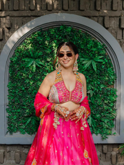 Fuschia Pink Lehenga