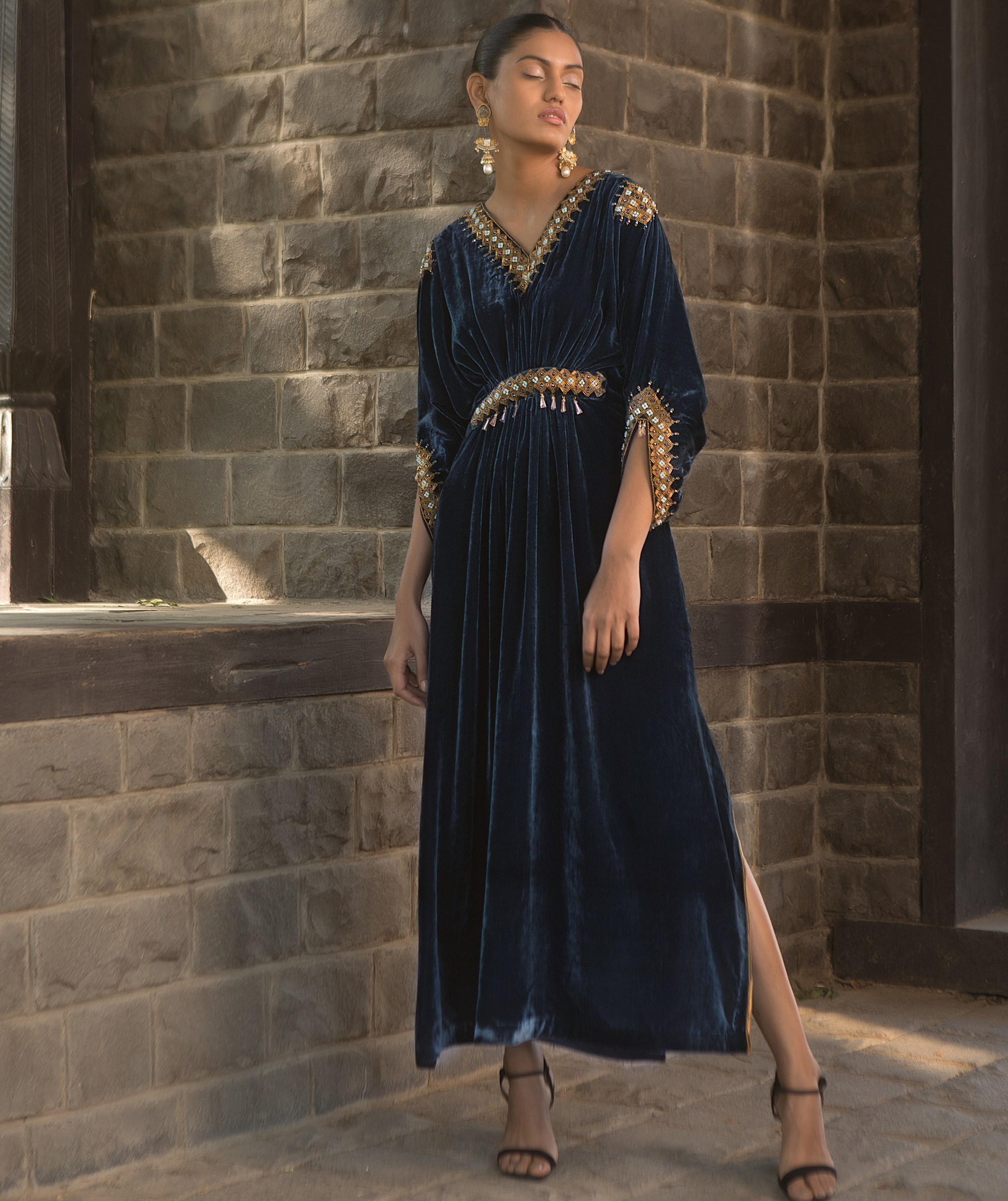 Sufhia Evening Dove Kaftan