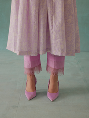 Lavender Anarkali Set