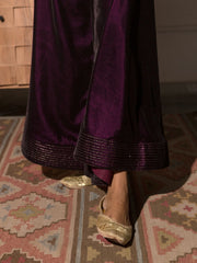 House of Misu- Leelah Velvet Kurta & Sharara Set